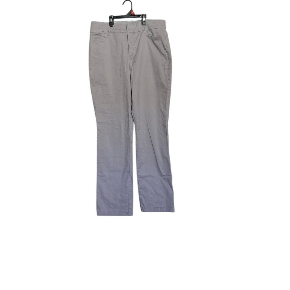 Gloria Vanderbilt Men's Light Gray Chinos